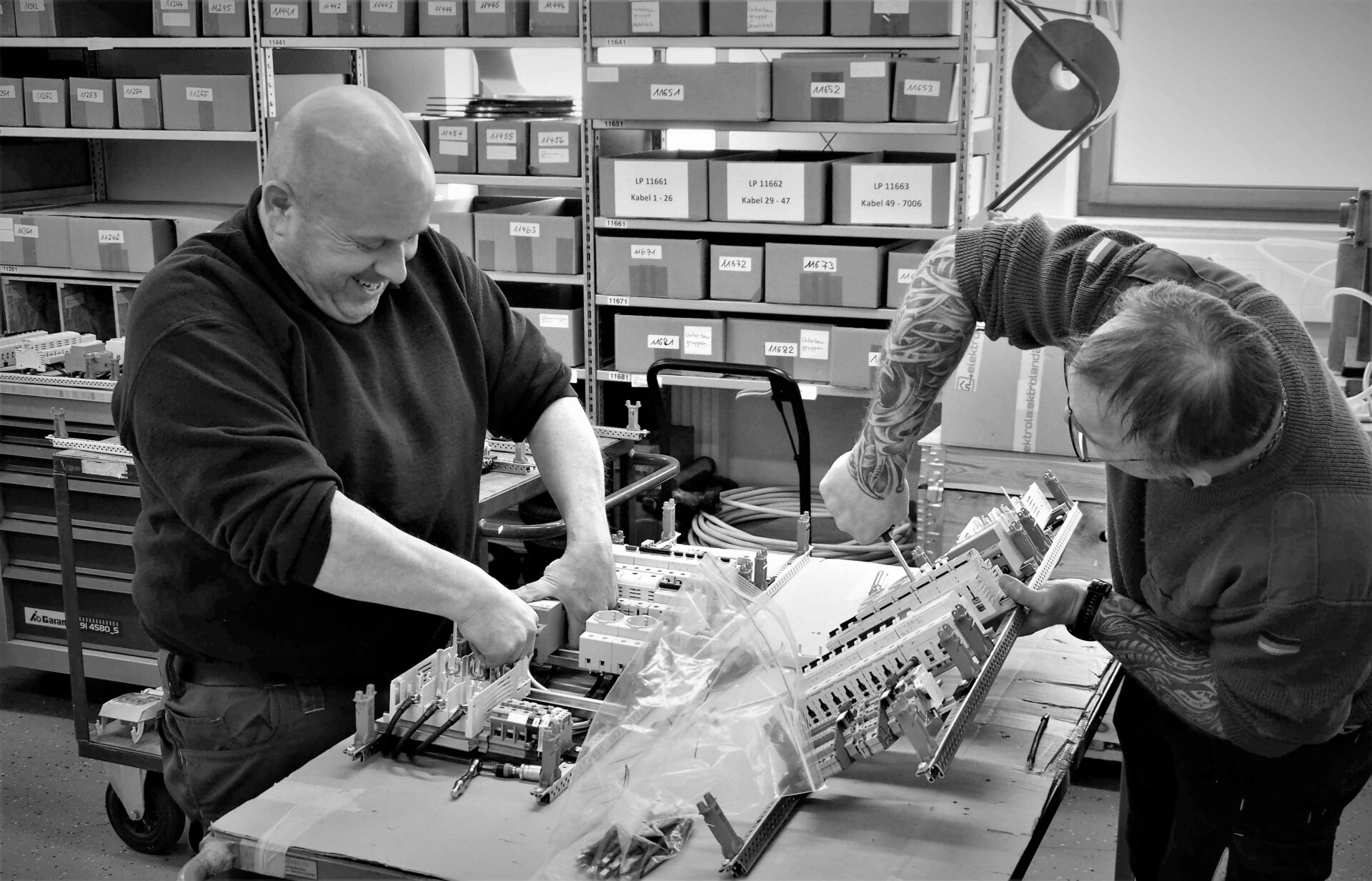 Baugruppen Assembling macht lustig